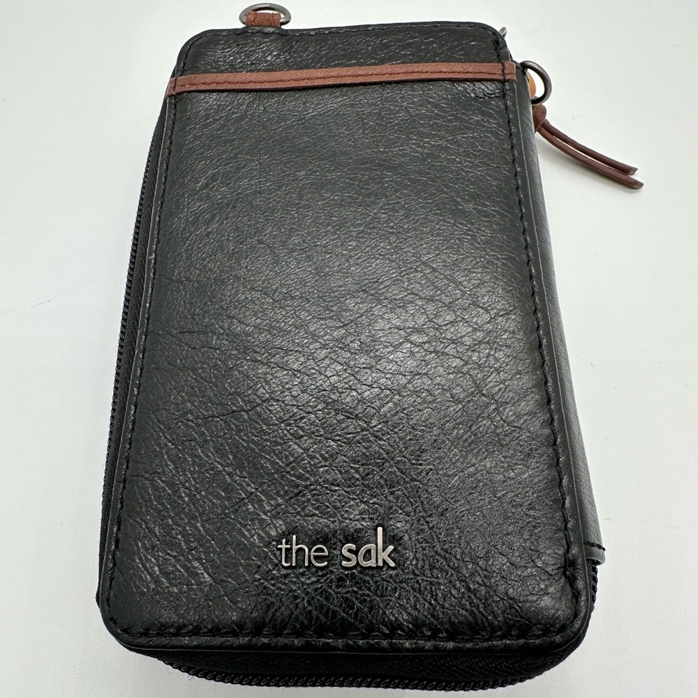 The Sak Black and Brown Crossbody Bag